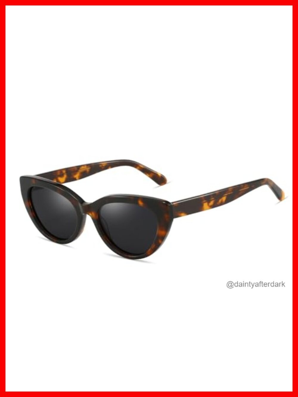Polarized Cat Eye Sunglasses Acetate UV400 Full Frame Outdoor